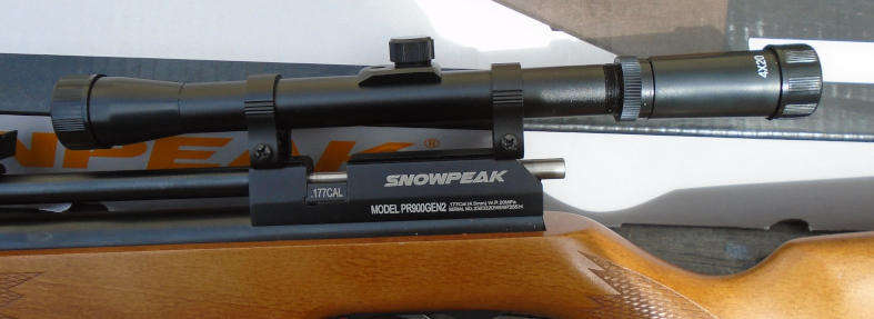 SNOWPEAK PR900 GEN-2 PNEUMATIC AIR RIFLE, SEE DISCRIPTION BELOW