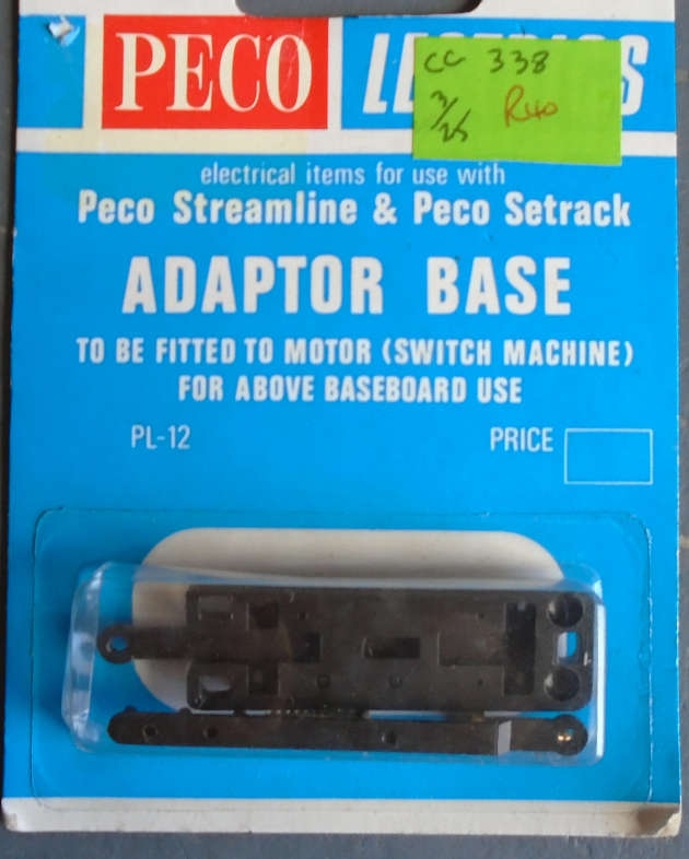 PECO - ADAPTOR BASE FORELECTRIC POINT MOTOR , CARDED