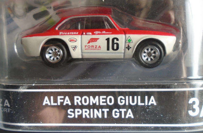 HOT WHEELS - RARE ALFA ROMEO GIULIA SPRINT GTA, CARDED