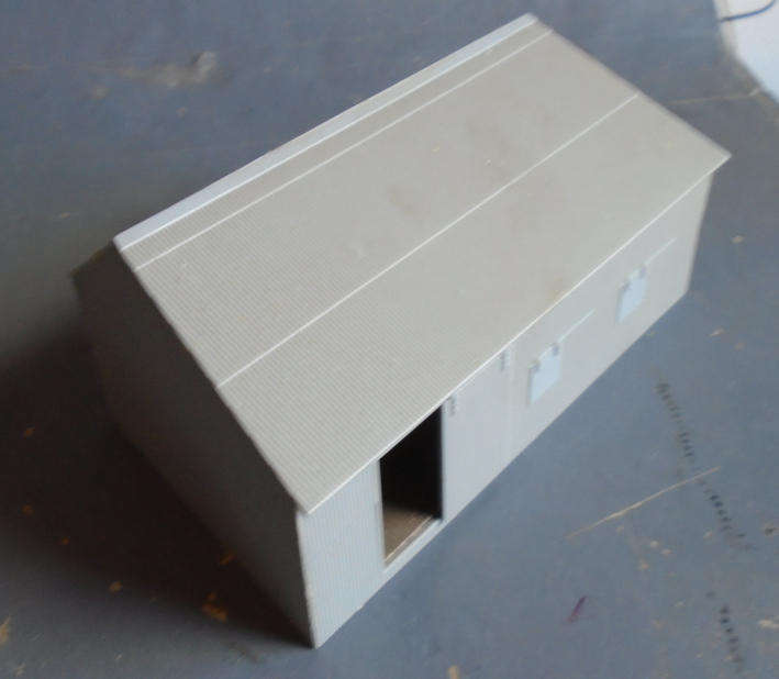 HO SCALE - GOODS SHED - FOOT PRINT 150 X 85 mm