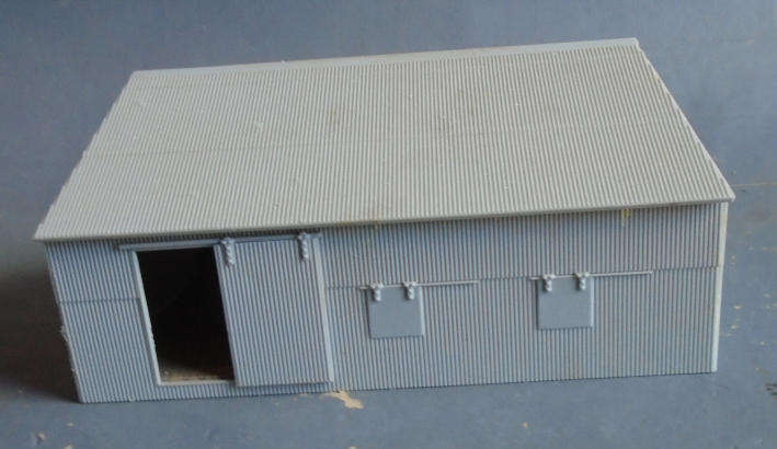 HO SCALE - GOODS SHED - FOOT PRINT 150 X 85 mm