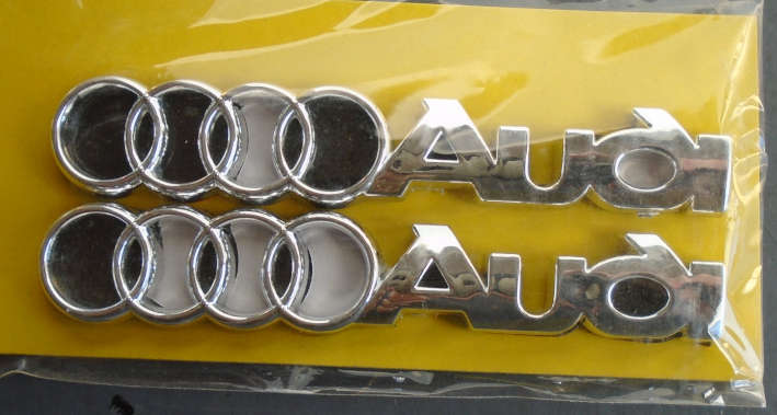 2 X AUDI DECALS