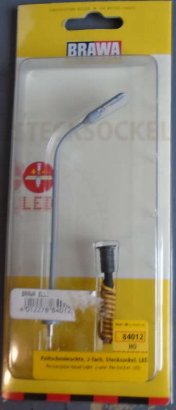 BRAWA HO SCALE - ELLIPTICAL LAMP, CARDED
