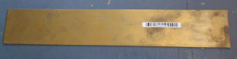 K&S ENGINEERING - .064" X 2" X 300mm BRASS STRIP