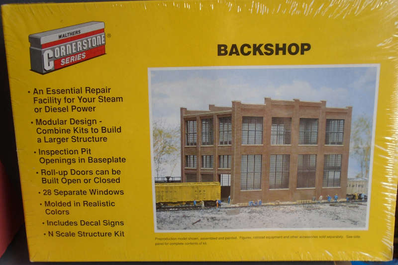 WALTHERS N SCALE -BACKSHOP, BOXED