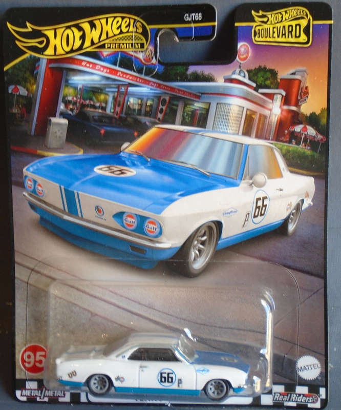 HOT WHEELS, REAL RIDERS - 1966 CHEVROLET CORVAIR YENKO STINGER - CARDED