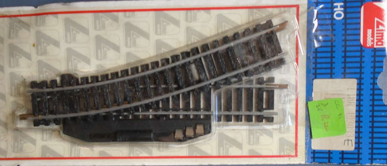LIMA HO SCALE - ELECTRIC LH POINT, CARDED