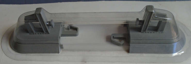 BACHMANN HO SCALE - EZ TRACK 2 X BUMPER STOPS, CARDED
