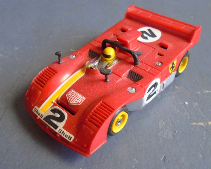 AFX AURORA FERRARI 312P SLOT CAR 1/64 SCALE c1970's COMPATIBLE WITH TYCO