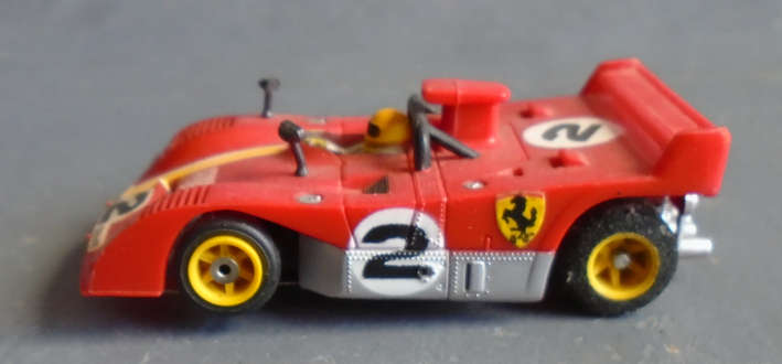 AFX AURORA FERRARI 312P SLOT CAR 1/64 SCALE c1970's COMPATIBLE WITH TYCO