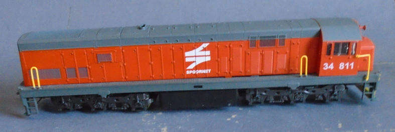 FRATESCHI HO SCALE - SPOORNET CLASS 34 DIESEL LOCO, BOXED