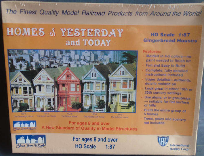 IHC HO SCALE - QUEEN ANN HOUSE KIT, BOXED