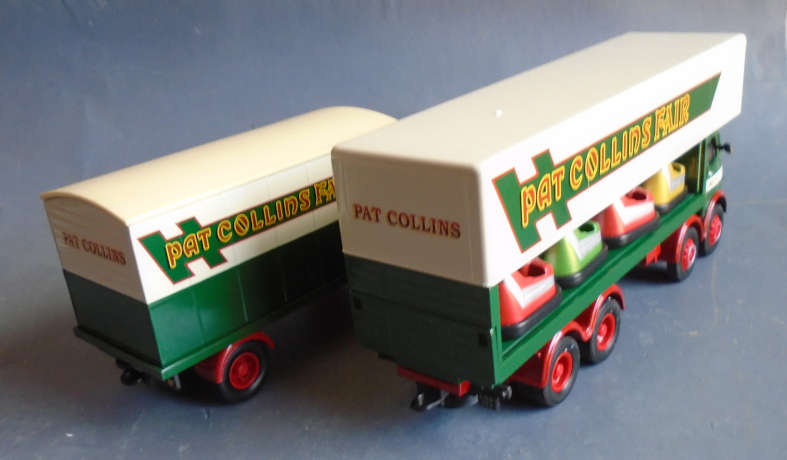 CORGI 1/50 SCALE - ERF DODGEM TRUCK & BOX TRAILER SET - BOXED, PAT COLLINS