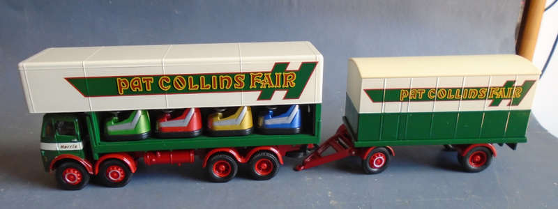 CORGI 1/50 SCALE - ERF DODGEM TRUCK & BOX TRAILER SET - BOXED, PAT COLLINS