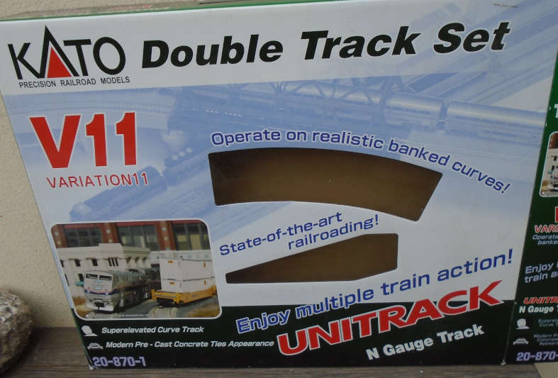 KATO UNITRACK N SCALE - DOUBLE TRACK SET, EXCELLENT BOXED