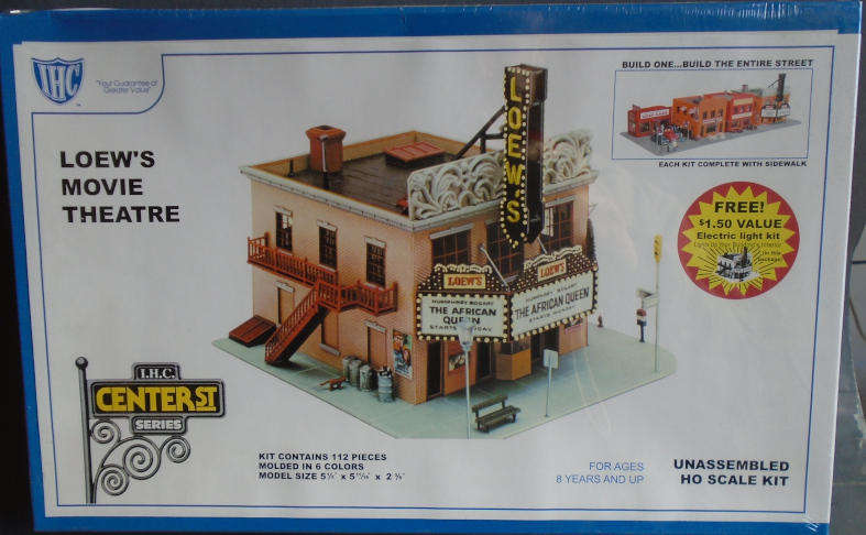 IHC HO SCALE - LOEW'S MOVIE THEATRE KIT, BOXED