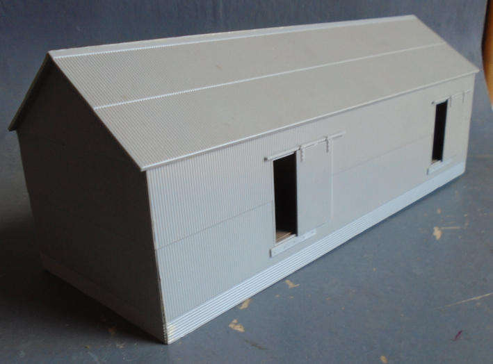 HO SCALE - GOODS SHED - FOOT PRINT 230 X 85 mm