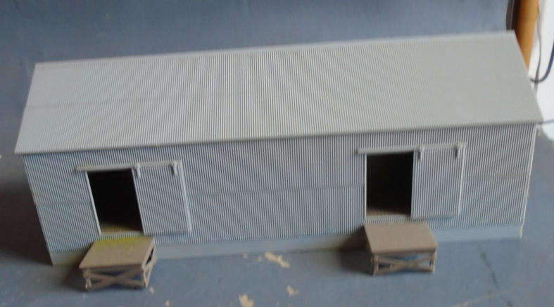 HO SCALE - GOODS SHED - FOOT PRINT 230 X 85 mm