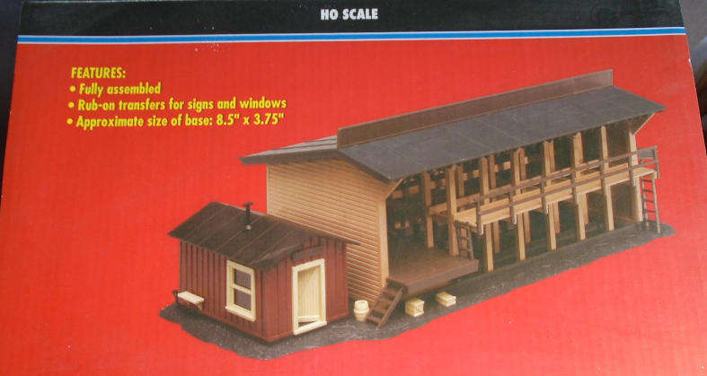 ATLAS HO SCALE - LUMBER YARD & OFFICE BUILDING, BOXED