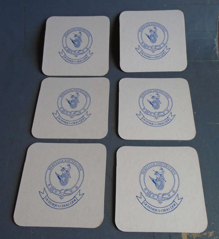 6 X HERITAGE FOUNDATION, QUTENIQUA CHOO-TJOE COSTERS