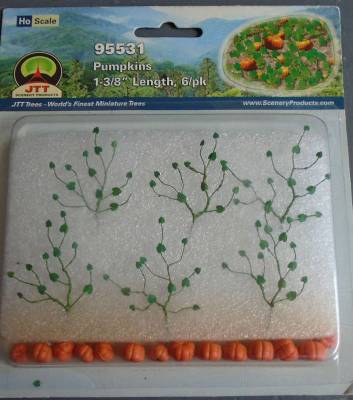 JTT HO SCALE - 6 PACK PUMPKINS - CARDED
