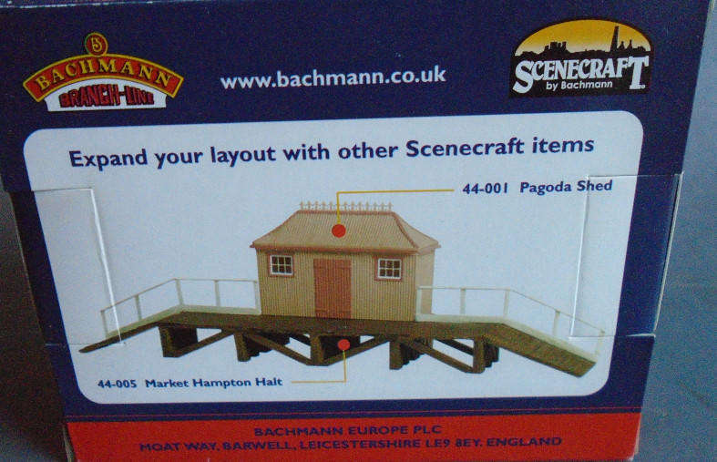 BACHMANN HO/OO SCALE - PAGODA SHED, BOXED