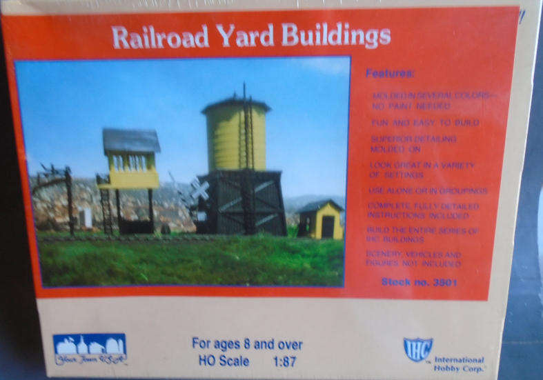 IHC HO SCALE - RAILROAD YARD BUILDINGS KIT, BOXED