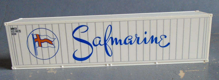 HO SCALE - 60' SAFMARINE CONTAINER