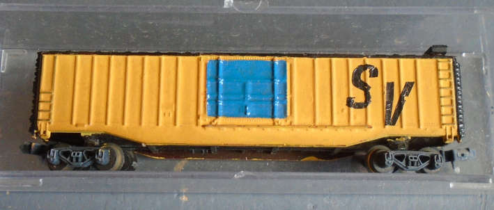 N SCALE - SV GOODS WAGON, REPAINTED, BOXED
