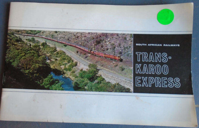 SAR TRANS-KAROO EXPRESS BOOKLET