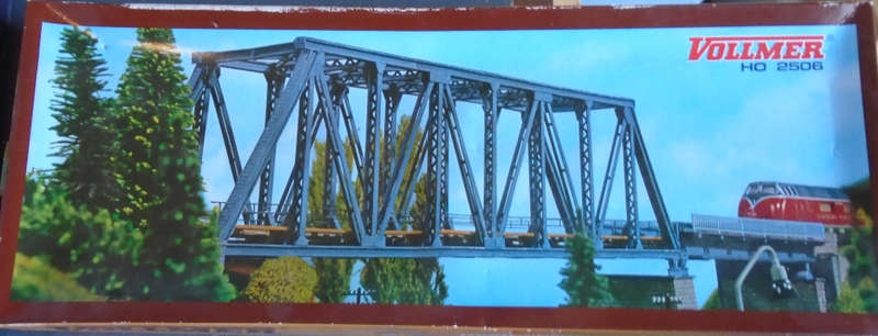 VOLLMER HO SCALE - GIRDER BRIDGE KIT, BOXED