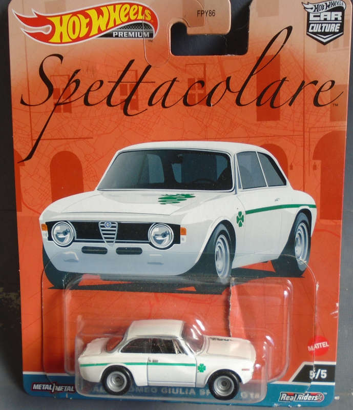 HOT WHEELS - ALFA ROMEO GIULIA SPRINT GTA, CARDED