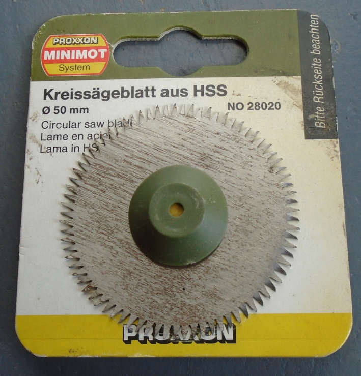 PROXXON - 28020 CIRCULAR SAW BLADE (HSS) - NEW OLD STOCK,CARDED