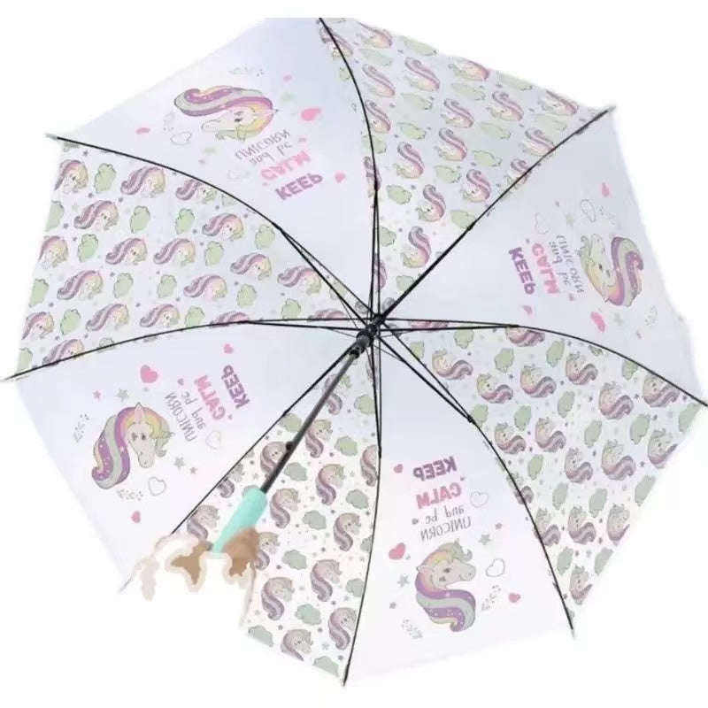 Transparent Unicorn Umbrella