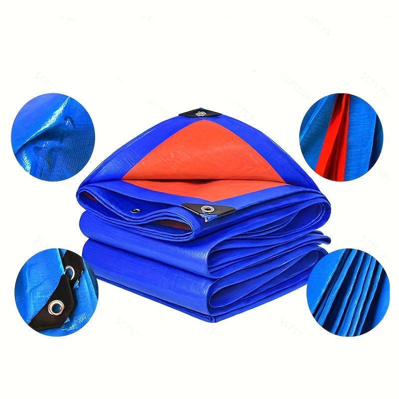 Heavy Duty Pe Tarpaulin, Reinforced Tarpaulin With Uv Protection, Multi-Purpose Emergency Tarpaulin