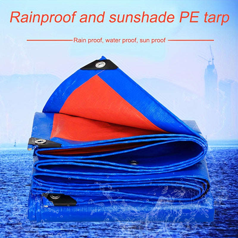 Heavy Duty Pe Tarpaulin, Reinforced Tarpaulin With Uv Protection, Multi-Purpose Emergency Tarpaulin