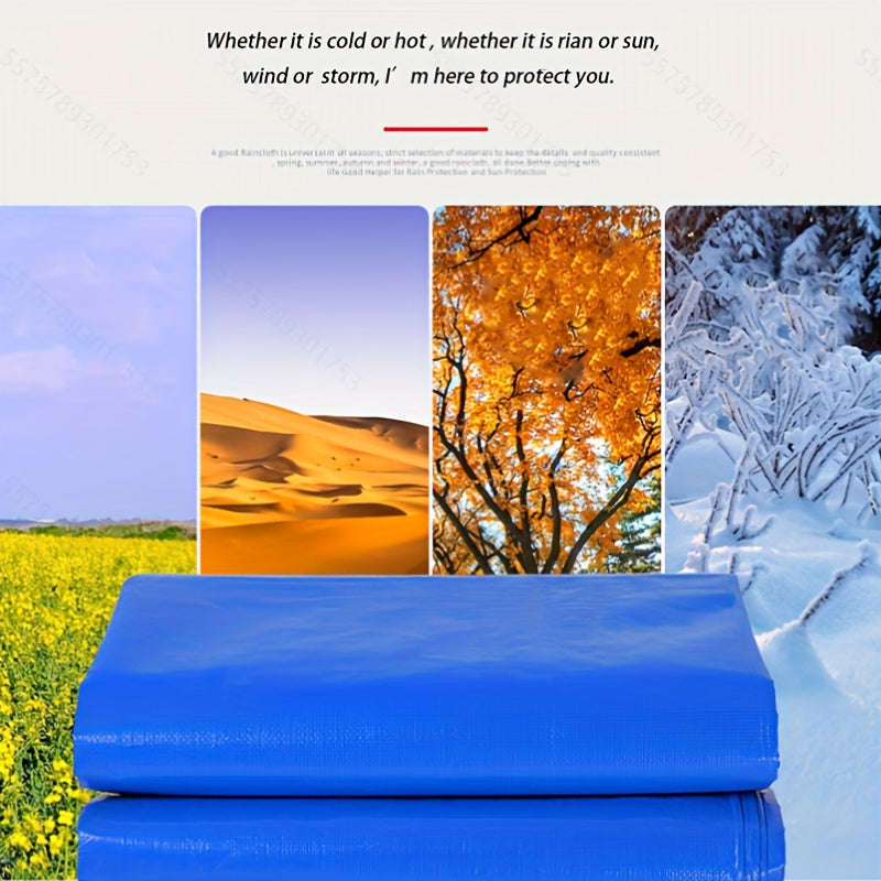 Heavy Duty Pe Tarpaulin, Reinforced Tarpaulin With Uv Protection, Multi-Purpose Emergency Tarpaulin