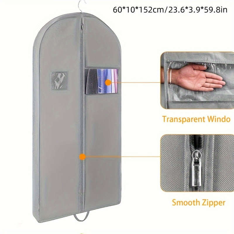 1 x Black Non-Woven Garment Bag