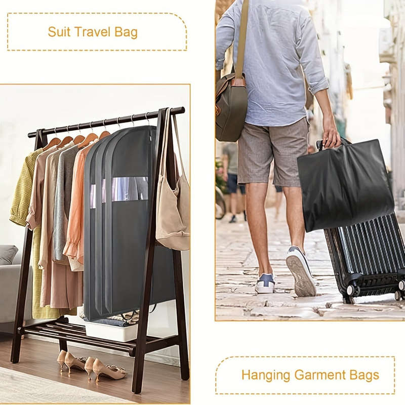 1 x Black Non-Woven Garment Bag