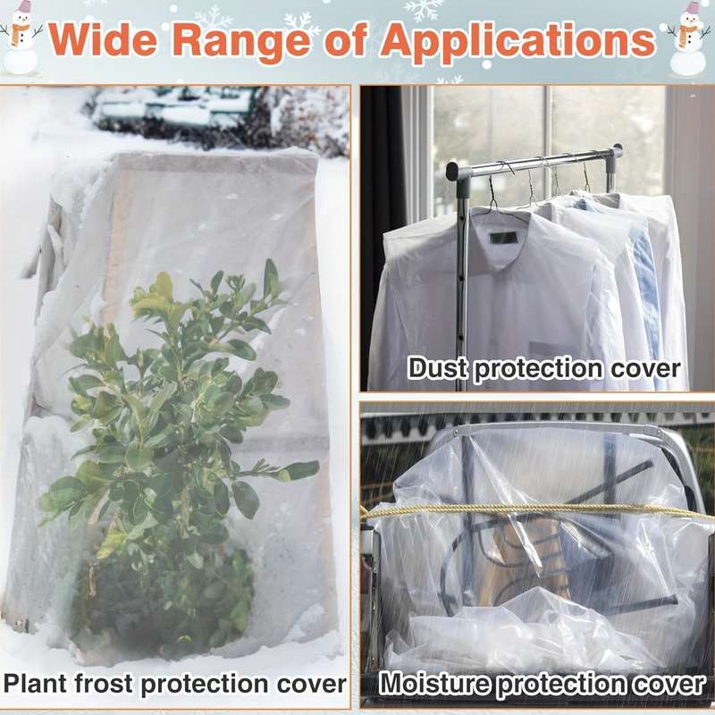 1 Piece Of Transparent Plastic FilmPe Material