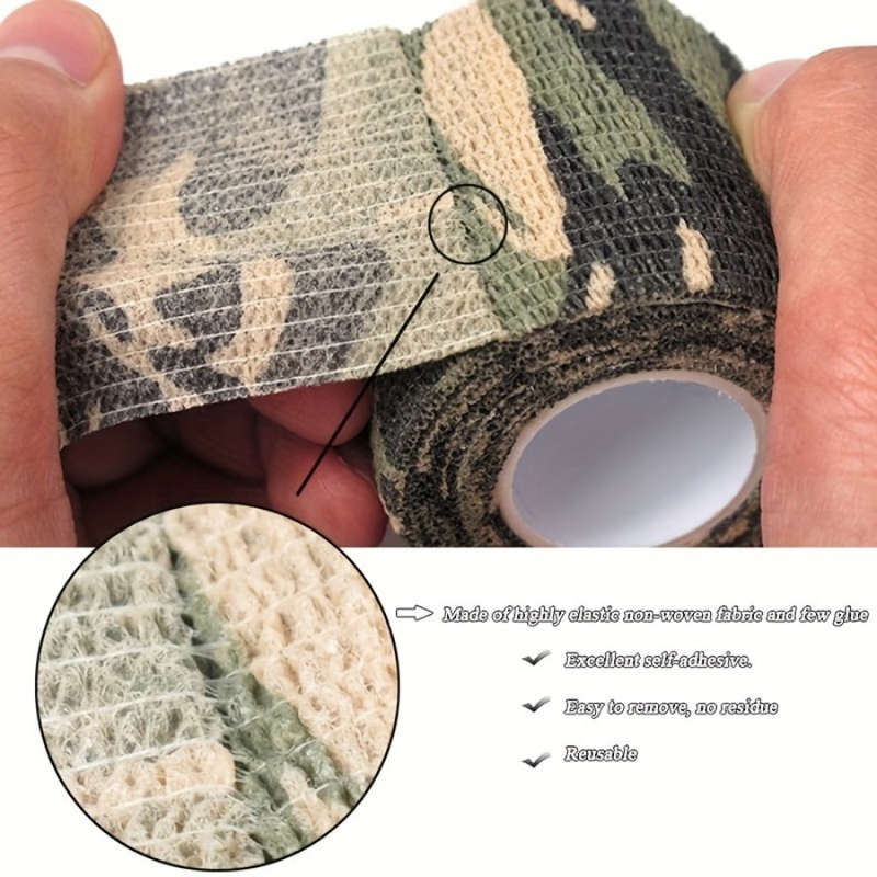 3-Pack Of Camouflage Elastic Bands For Outdoor Activities