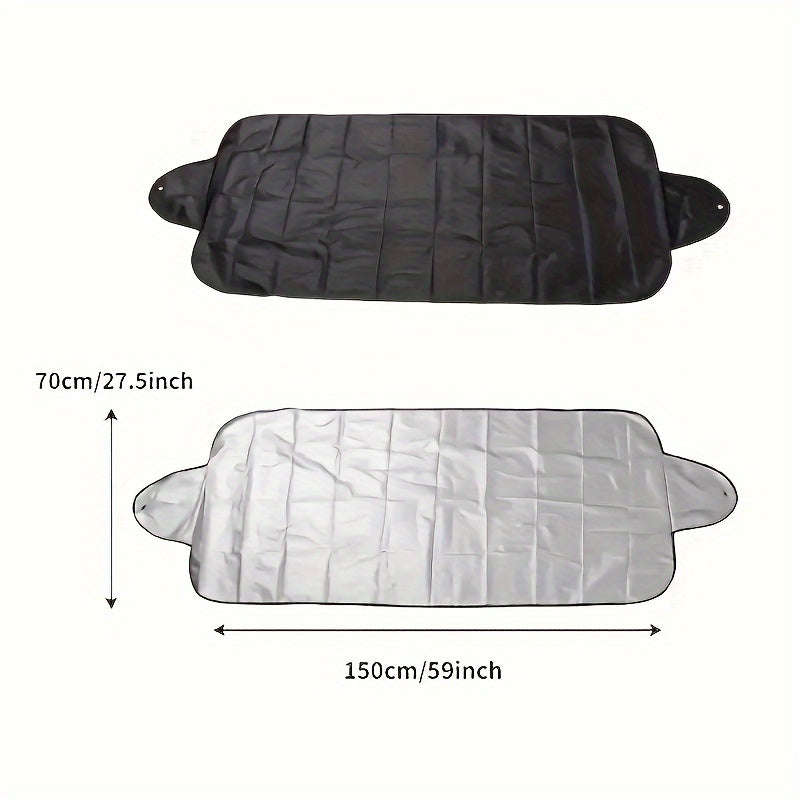 1 Easy-Folding All-Season Car Windshield Cover