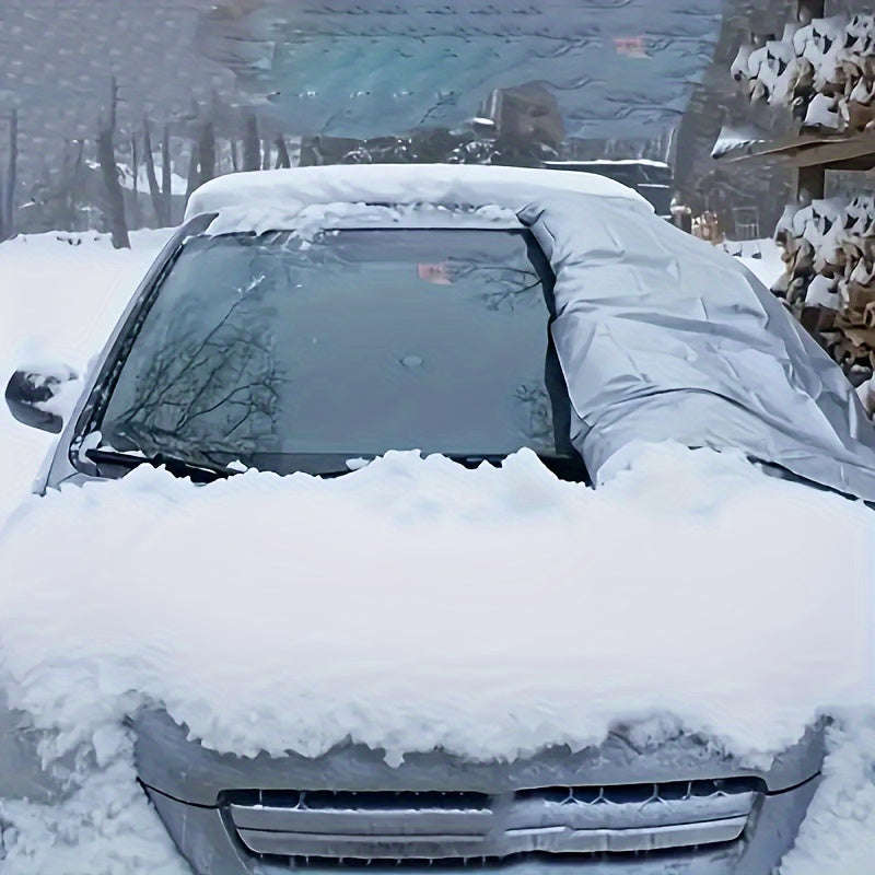 1 Easy-Folding All-Season Car Windshield Cover