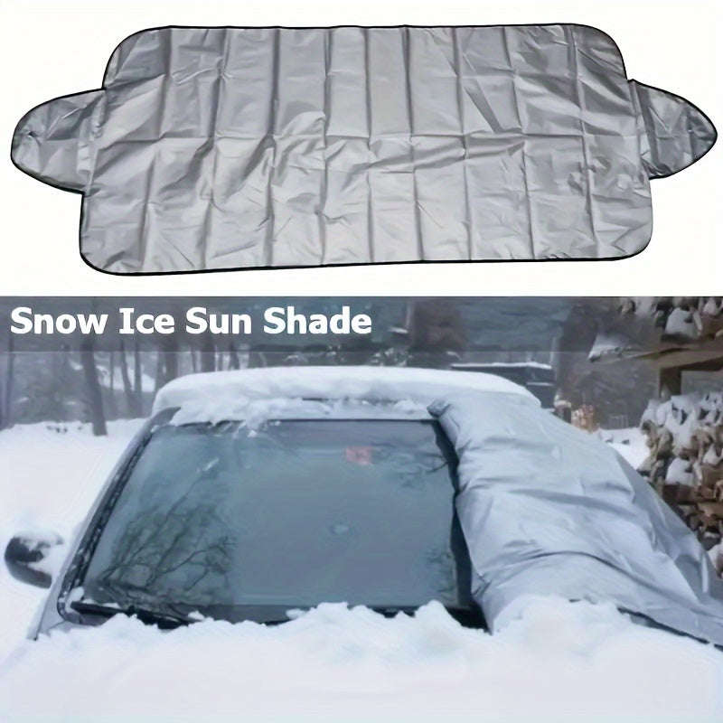 1 Easy-Folding All-Season Car Windshield Cover