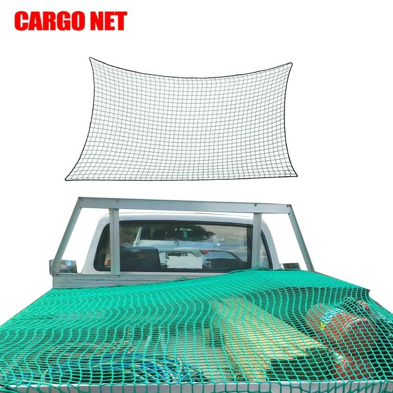 Heavy Duty Pe Trailer Cargo Net - Durable Outdoor Truck Accessory That Keeps Cargo Securely Covered