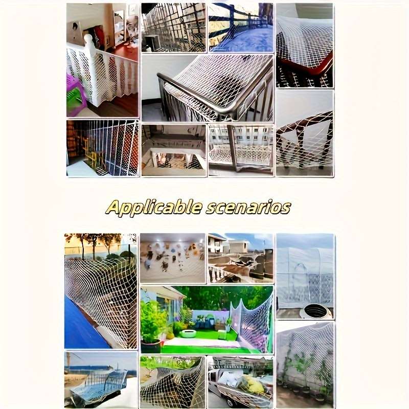 Bohemian Style Multi-Purpose White Nylon Net
