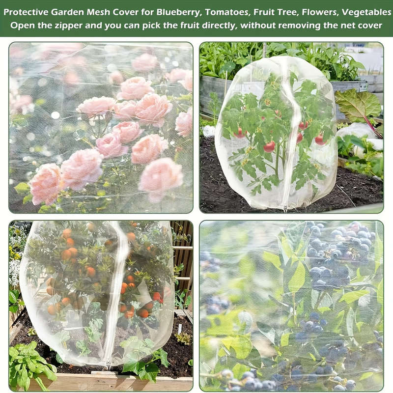 1 x Garden Mesh Bag With Zipper