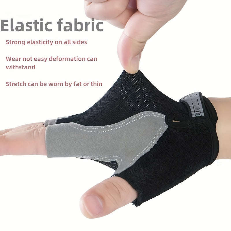 1 Pair Of Breathable Non-Slip Fitness Gloves