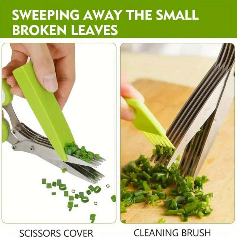 1 Piece Stainless Steel Multi-Layer Kitchen Scissors