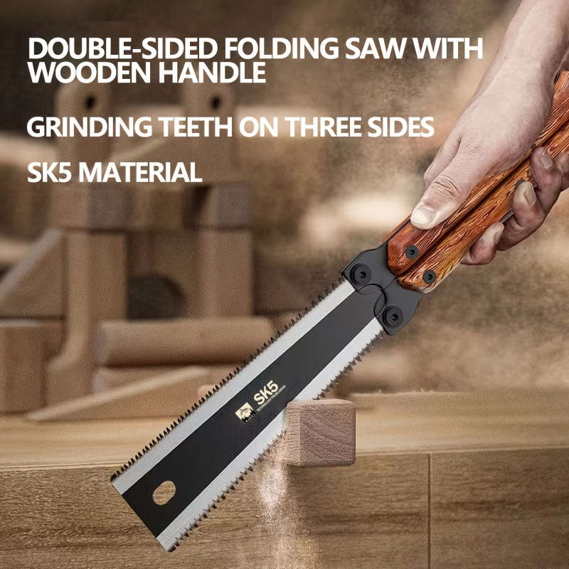 Multifunctional Double-Sided Folding Saw